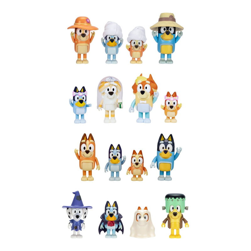 Moose Bluey Series 11 Figure Set Assortment, Ages 3+, 4-pk O1