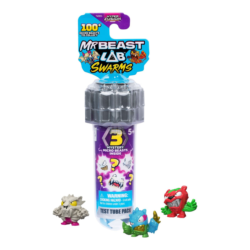 Moose Mr. Beast Lab Fusion Series Swarms, 3-pk, Assorted Figures Z6