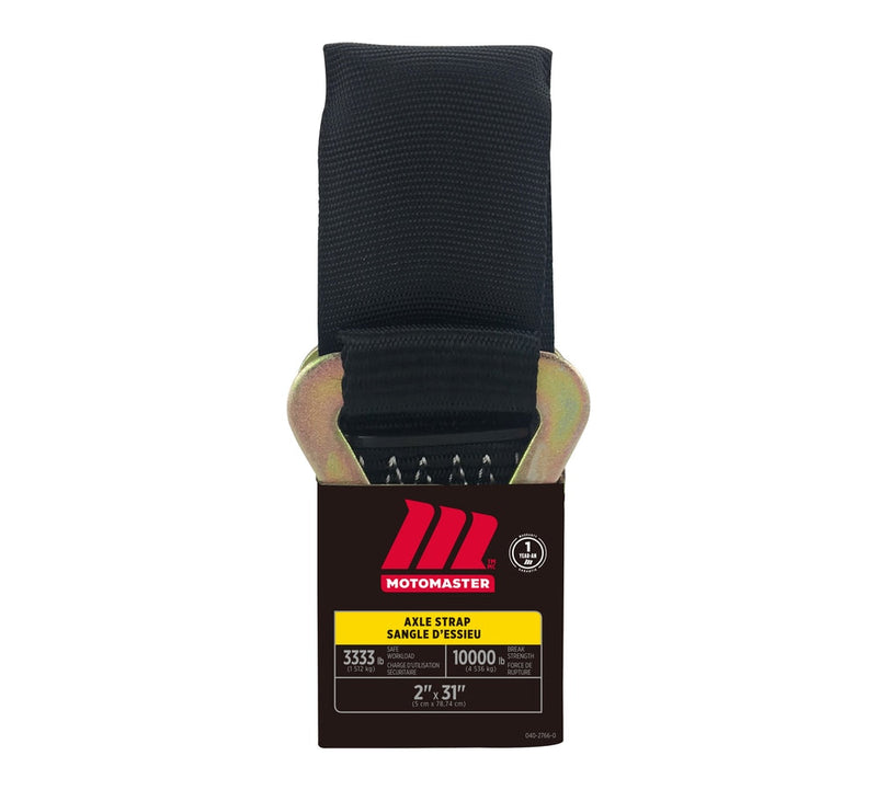 MotoMaster 10,000-lb Axle Strap, with D-rings, 2-in x 31-in H8