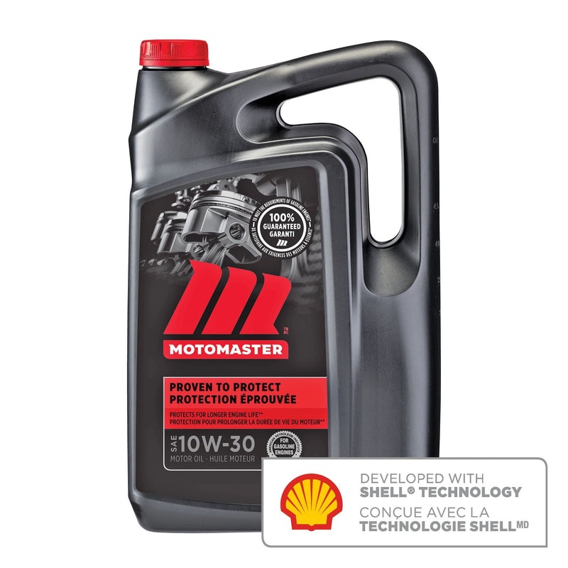 MotoMaster 10W30 Conventional Engine/Motor Oil, 5-L J4