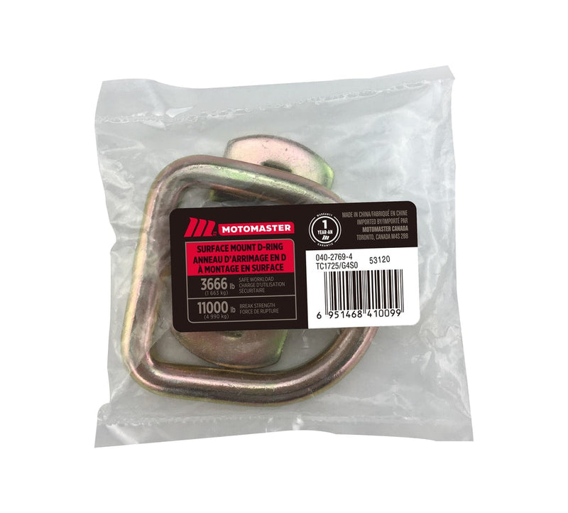 MotoMaster 11,000-lb Medium Duty D-Ring, Surface Mountable Z7