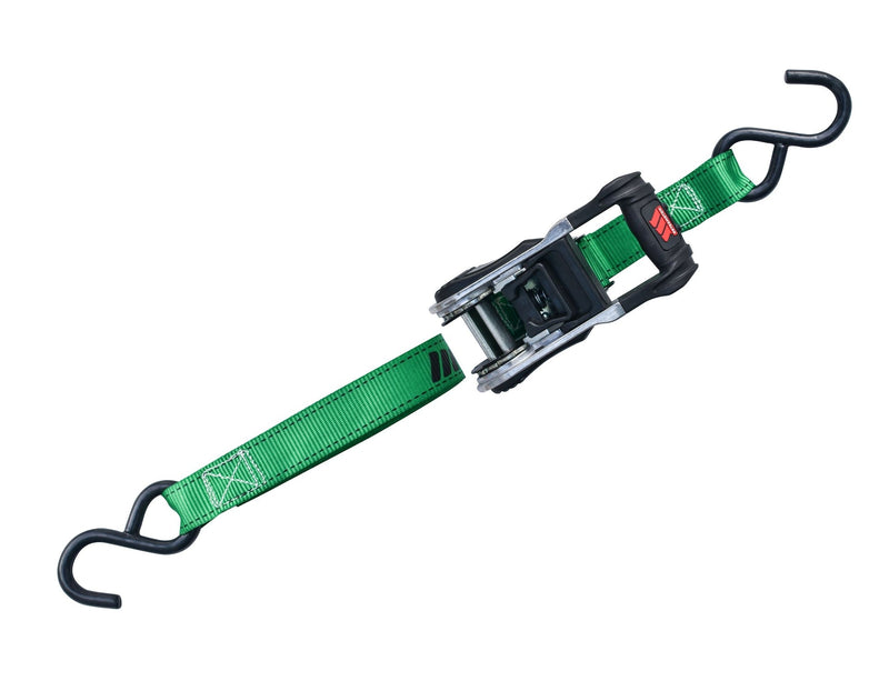MotoMaster 1,500-lb Ratchet Tie Down Straps, with Padded Handle, 1-in x 14-ft Y6
