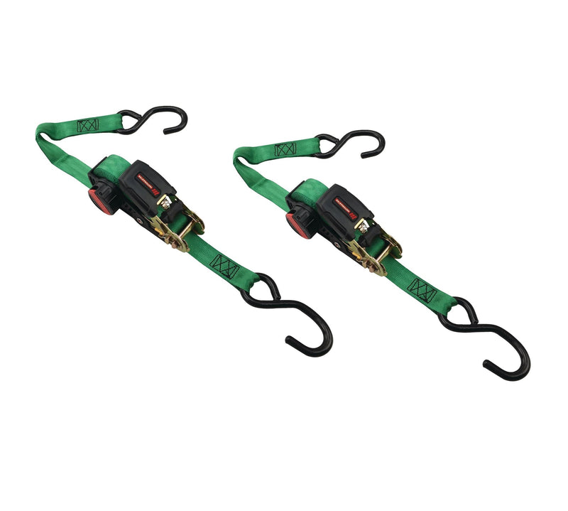 MotoMaster 1,500-lb Rocker Ratchet Tie Down, 1-in x 15-ft, 2-pk S5