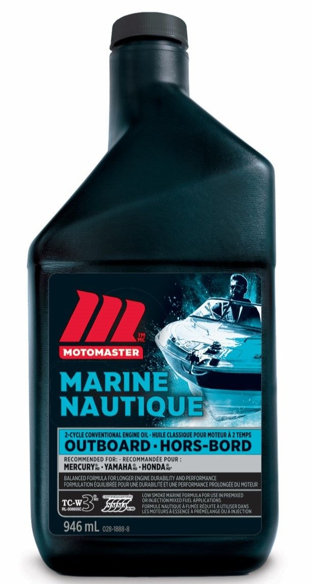 MotoMaster 2-Cycle Outboard Engine Oil, 946-ml I8