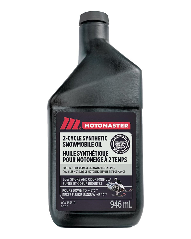 MotoMaster 2-Cycle Synthetic Snowmobile Oil, 946 mL A8