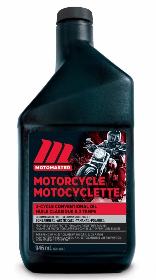 MotoMaster 2-Stroke Motorcycle Oil, 946-ml V3