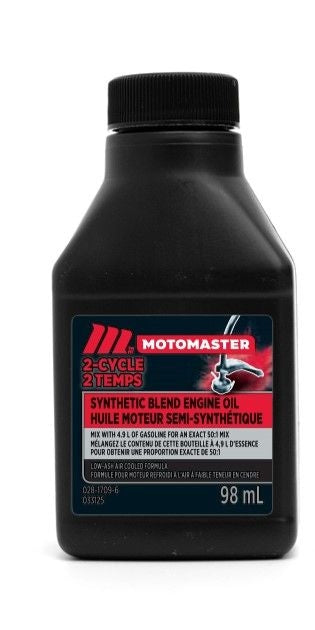 MotoMaster 2-Stroke Synthetic Blend Engine Oil 50:1 Perfect Mix, 98-mL Q7
