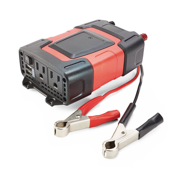 MotoMaster 200W Power Inverter with Dual USB & AC Ports E1