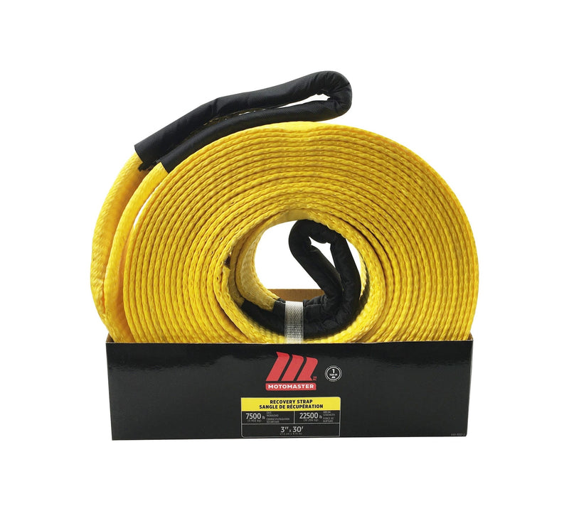 MotoMaster 22,500-lb Recovery Strap with Loop Ends, 3-in x 30-ft G9