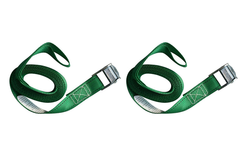 MotoMaster 450-lb Light Duty Lashing Straps with Cam Buckle Clasps, Weatherproof, 1-in x 12-ft, 2-pk M2