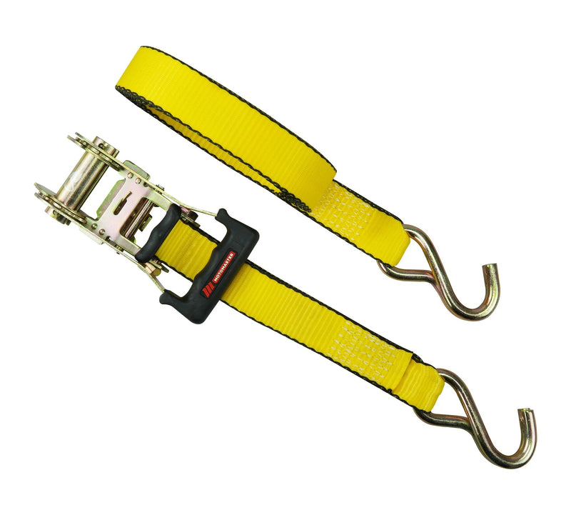 MotoMaster 5,000-lb Padded Handle Ratchet Tie Down Strap, 1.5-in x 14-ft Z5
