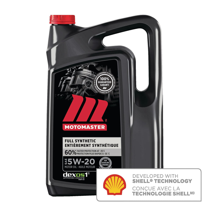 MotoMaster 5W20 Synthetic Engine/Motor Oil, 5-L S4