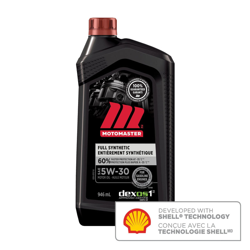 MotoMaster 5W30 Synthetic Engine/Motor Oil, 946-mL J7