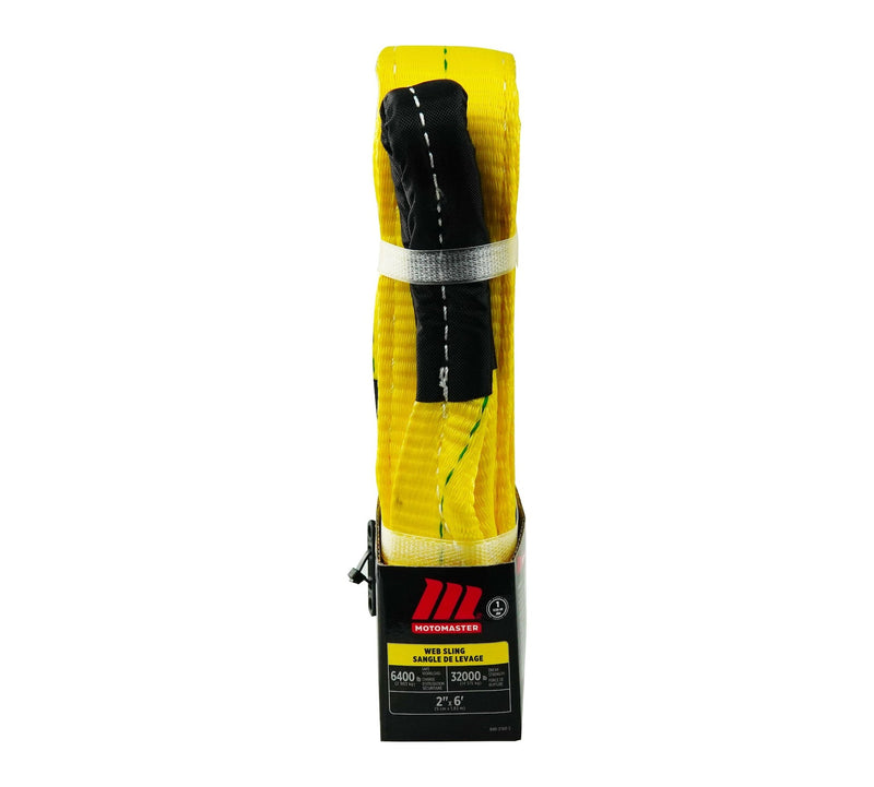 MotoMaster 6,4000-lb Web Lifting Slings, 2-in x 6-ft Q4