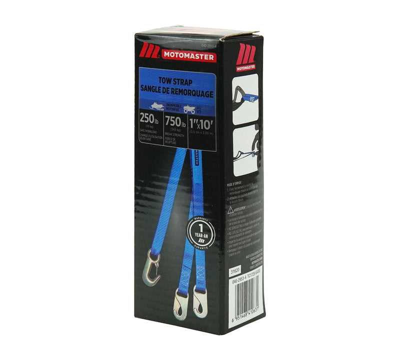 MotoMaster 750-lb Snowmobile Tie Down Strap, 1-in x 10-ft B5