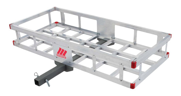 MotoMaster Aluminum Hitch Basket Cargo Carrier, 500-lb Capacity O0