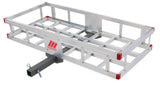 MotoMaster Aluminum Hitch Basket Cargo Carrier, 500-lb Capacity
