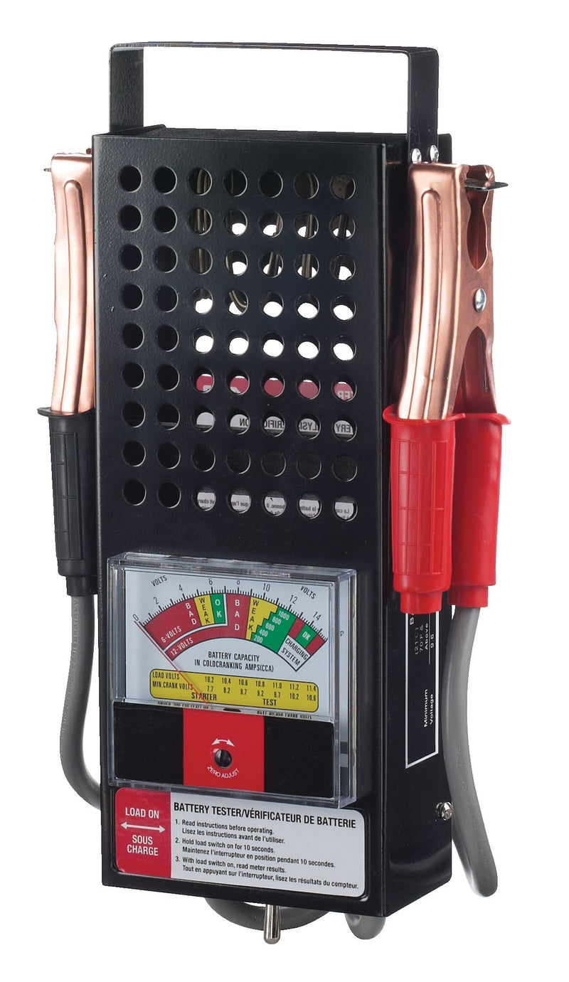 MotoMaster Battery Tester, 100-Amp Load, 6V/12V Z8