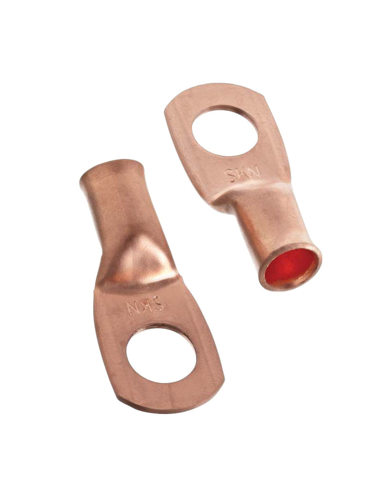 MotoMaster Copper Battery Cable Ends/Terminal Lugs/Ring Terminals, 4-Gauge, 3/8-in Stud L3