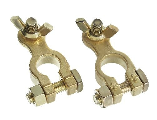 MotoMaster Marine Battery Terminals, Brass I8