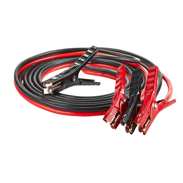 MotoMaster Medium-Duty Booster/Jumper Cables with Built-in LED Lights, 4-Gauge, 20-ft F8