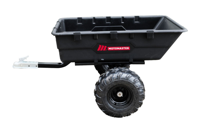 MotoMaster Poly Bed Utility Trailer Cart with Steel Frame, Black, 1100-lb I3