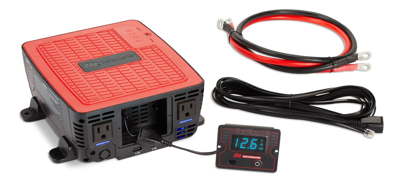 MotoMaster Power Inverter, 1500W, Includes Battery Cables B3