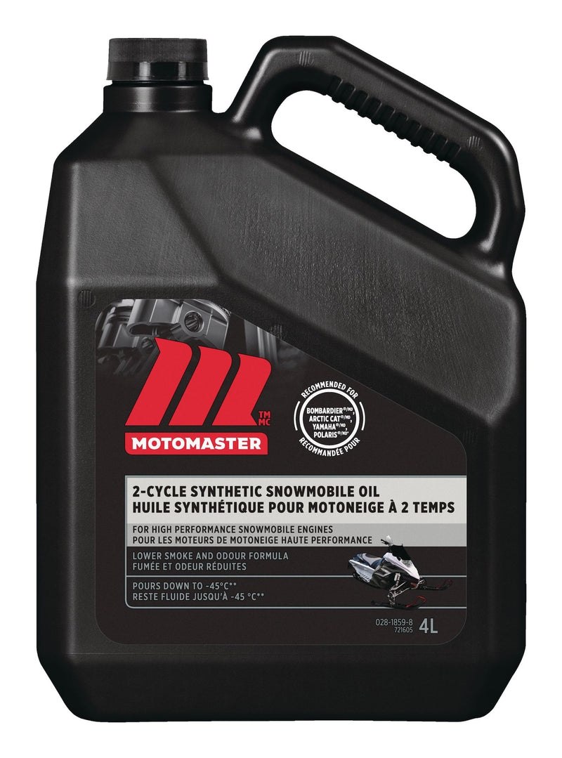 MotoMaster Synthetic 2-Stroke Snowmobile Oil, 4-L N5