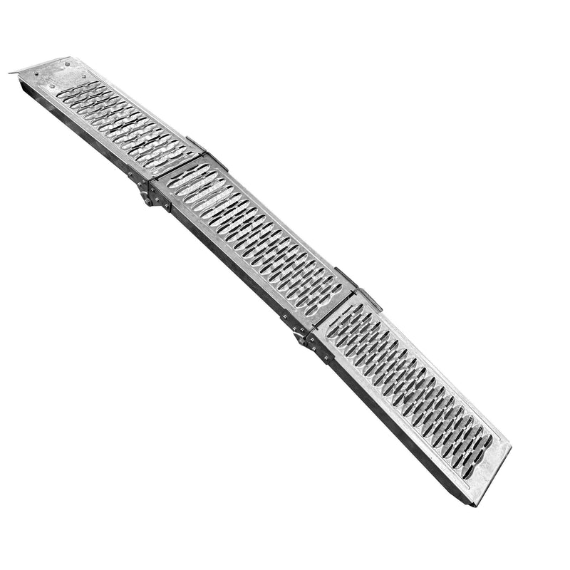 MotoMaster Tri-Fold Steel Loading Ramps, 72-in, 1000-lbs, 1-Pair F6