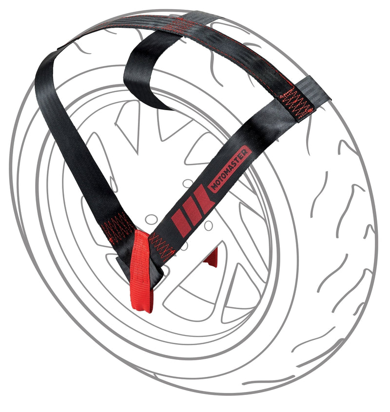 MotoMaster Universal Motorcycle Wheel Tie Down Strap T4