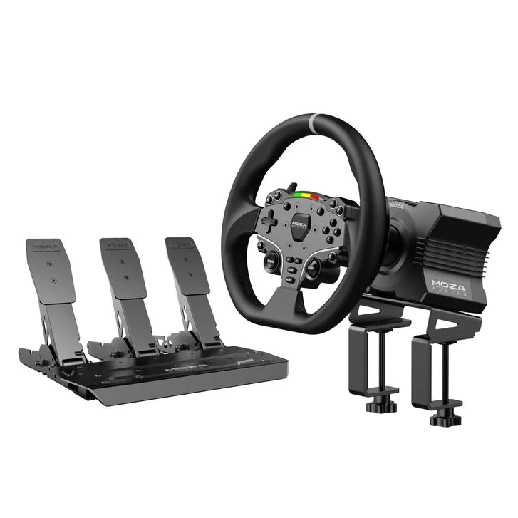MOZA R5 All-in One PC Gaming Racing Simulator Bundle with Clutch J5