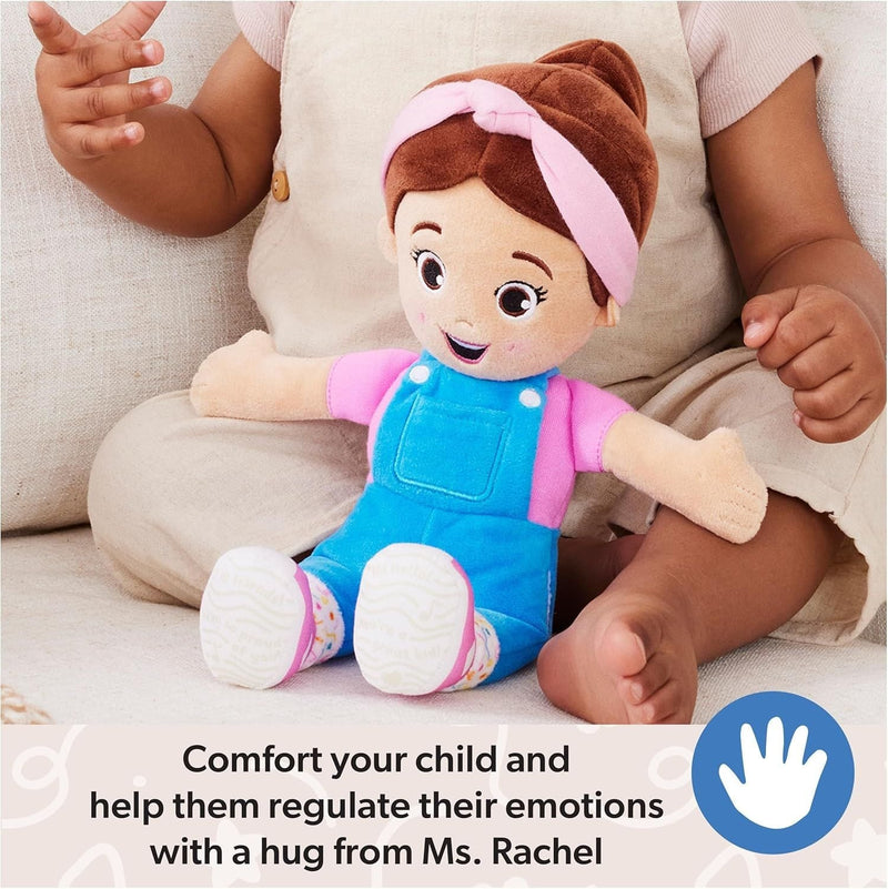Ms. Rachel Cuddle & Comfort Doll 11-in Premium Plush, Ages 6 Months to 3+ W2