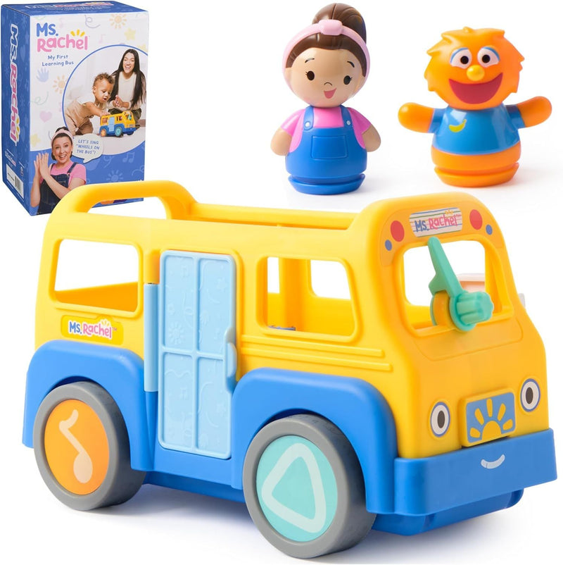 Ms. Rachel My First Learning Electronic School Bus with 2 Figures, Music & Sounds Playset, Ages 1+ Z2