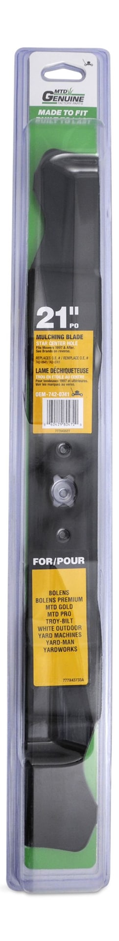 MTD Mulch Lawn Mower Replacement Blade, 21-in I4