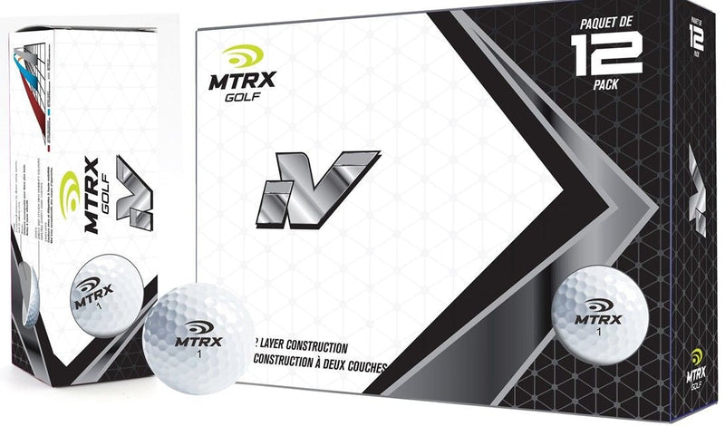 MTRX iV Golf Balls, Yellow, 12-pk I7