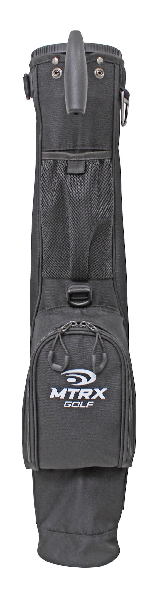 MTRX Sunday 3-Way Top Golf Stand Bag, Lightweight, Black J4
