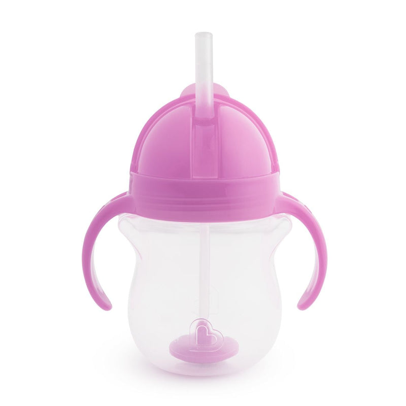 Munchkin Any Angle Click Lock Weighted Straw Trainer Cup, 7-oz I1