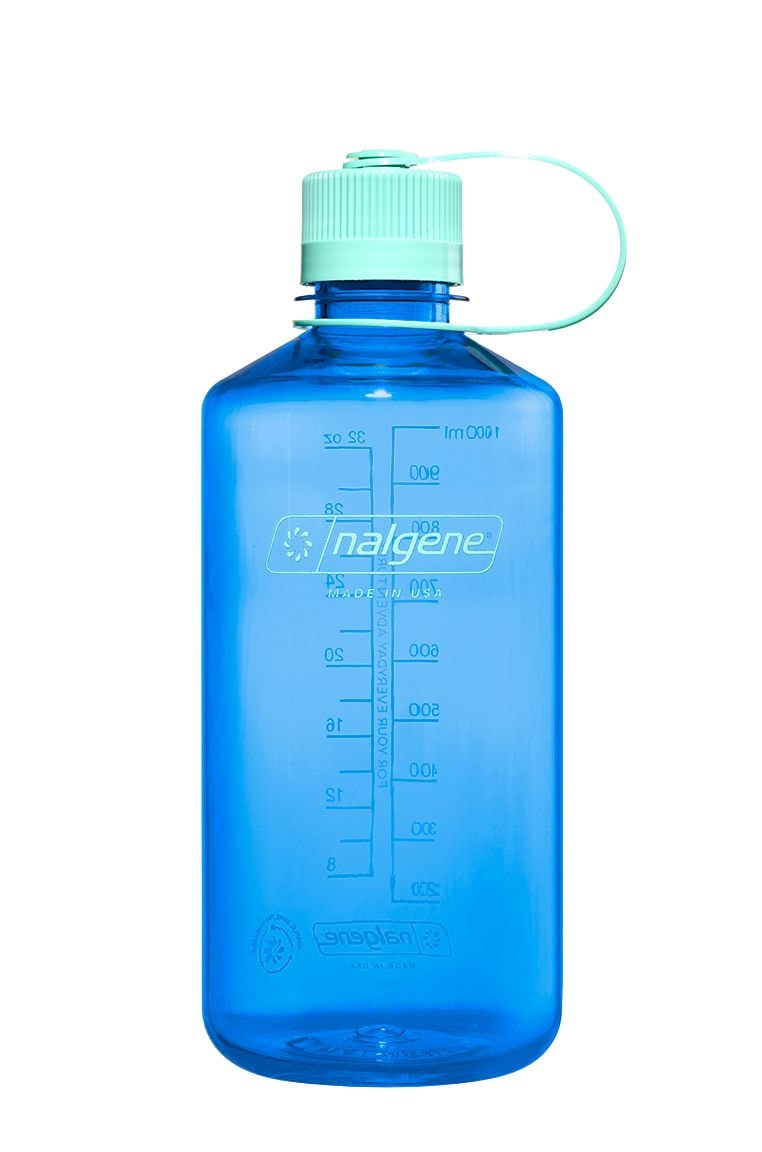 Nalgene BPA-Free Portable Reusable Water Bottle, Impact-Resistant, Various Colours, 32-oz O6