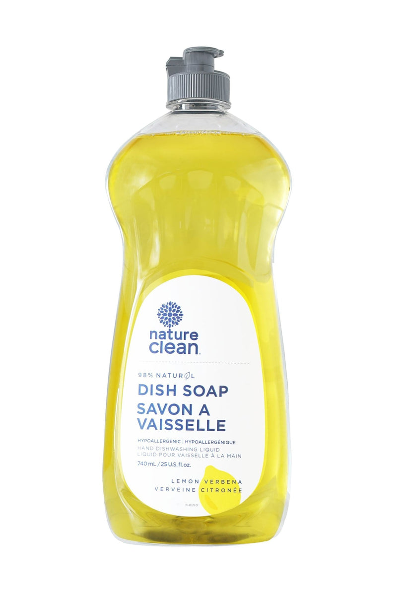 Nature Clean Liquid Dish Soap, Lemon, 740-mL U0