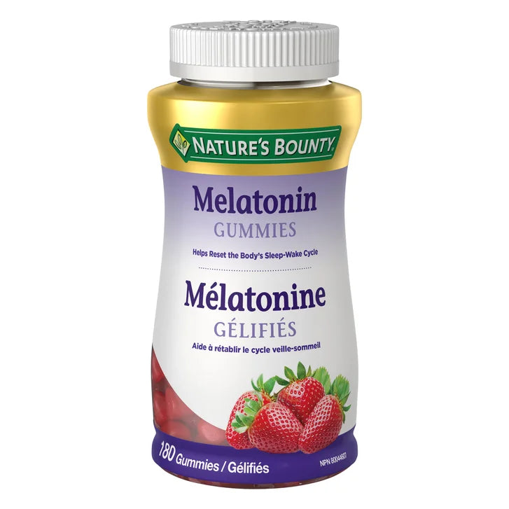 Nature's Bounty Melatonin Gummies, 180 Gummies U1