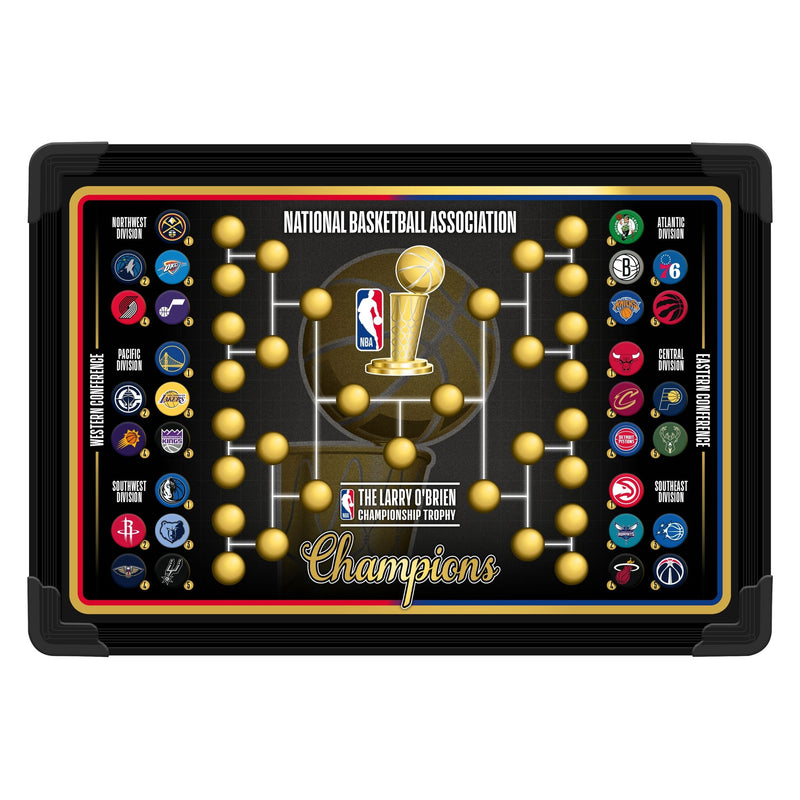 NBA Standing Magnetic Board for Fans, Includes 30 Team Magnets L9