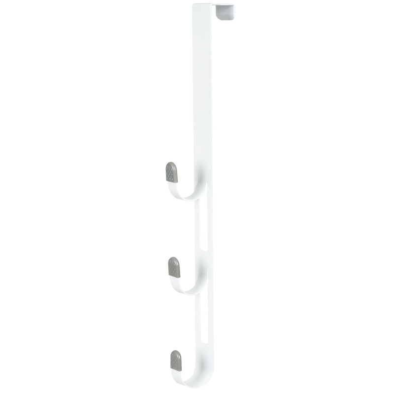 Neatfreak 20" Over The Door Metal 3 Hook, White Y8