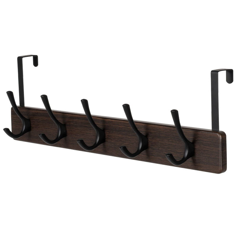 Neatfreak 21.6" Traditional Wall 5 Hook Rack, Brown R9