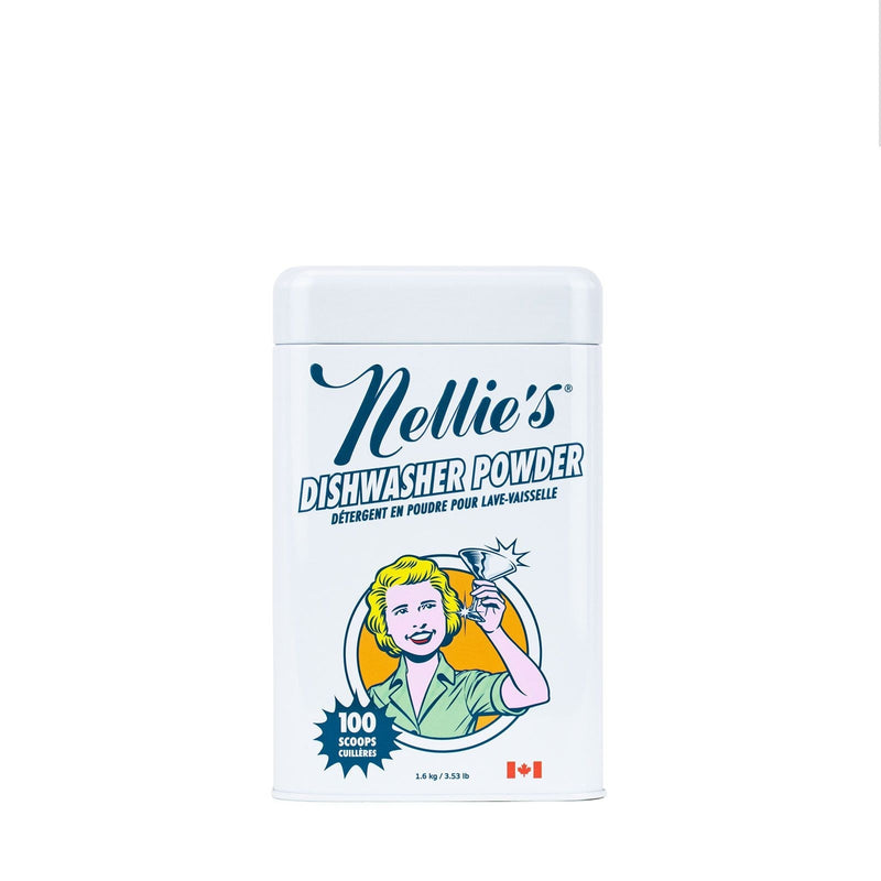 Nellie's Dishwasher Detergent Powder, Unscented, 100 scoops, 1.6-kg Q0