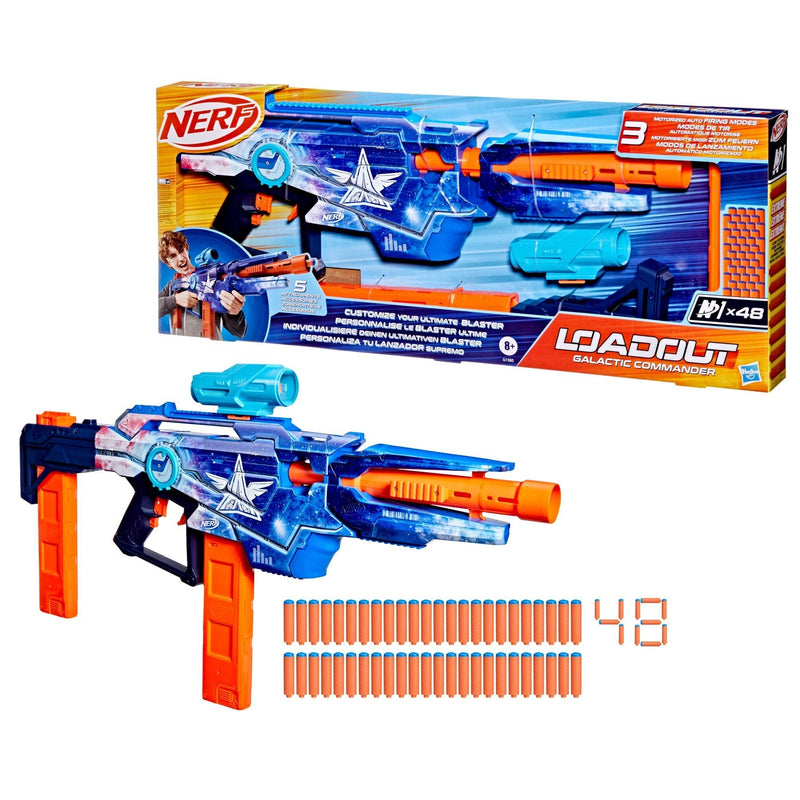 NERF Battlefield Commander Motorized Blaster for Ages 8+ F9