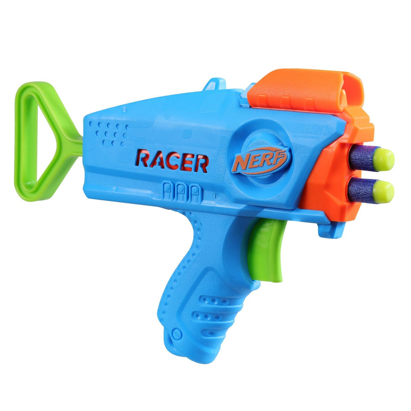 NERF Elite Junior Racer Easy-Play Dart Blaster, Includes 4 Darts, Ages 6+ H8