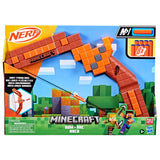 NERF Minecraft Bow Dart Blaster with Pull-Back Priming and 8 Darts