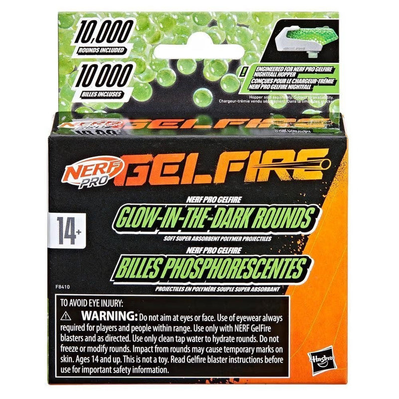 Nerf Pro Gelfire Glow In The Dark 10000-Round Refill for Nightfall Hopper R6