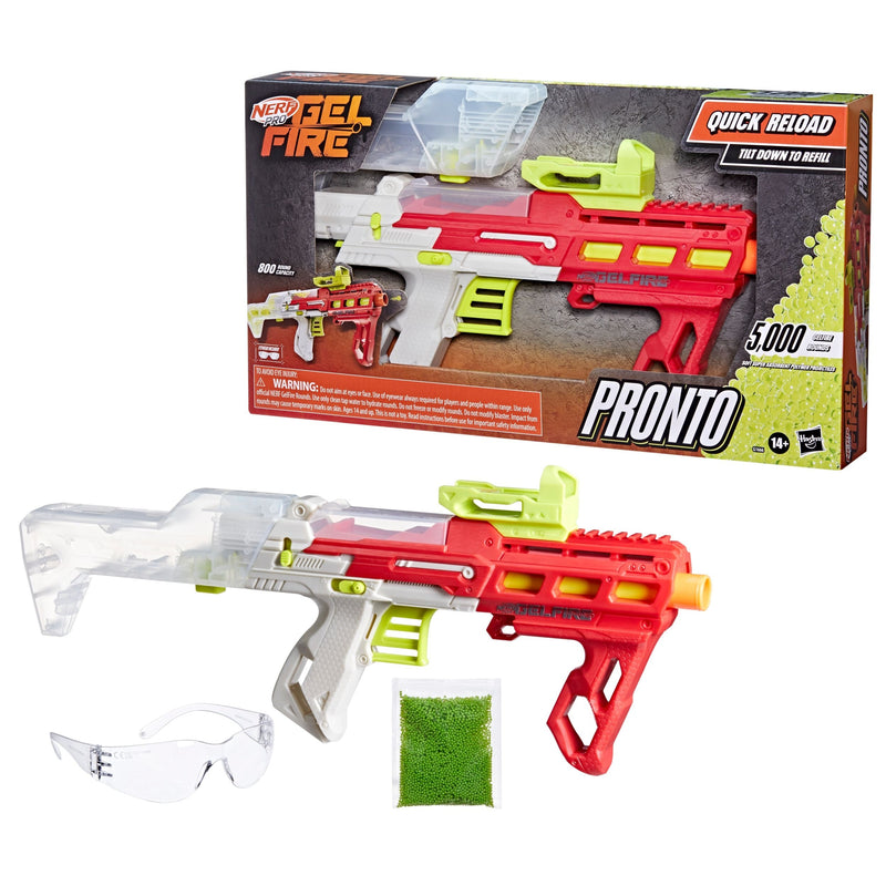 Nerf Pro Gelfire Pronto Blaster with 5000 Gelfire Rounds R0