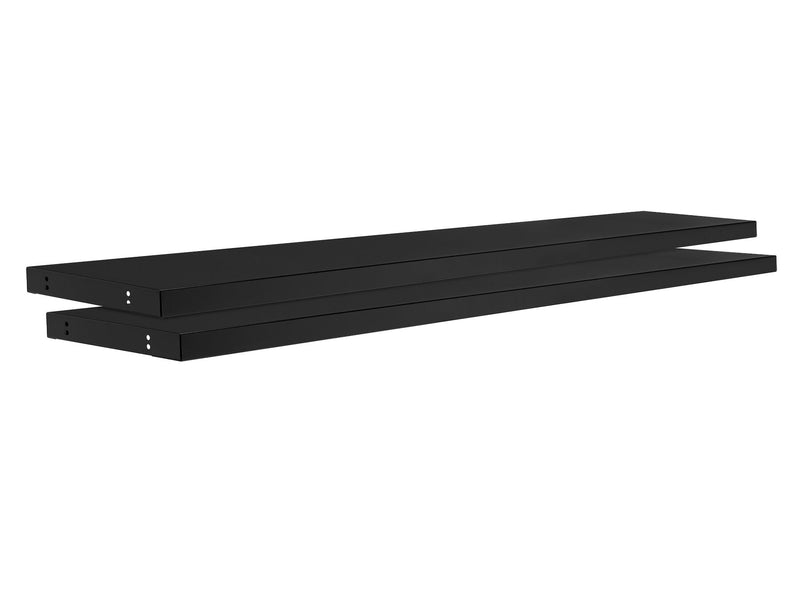 NewAge Bold 3.0 Display Wall Shelf Set, 72-in, Black, 2-pk Z8
